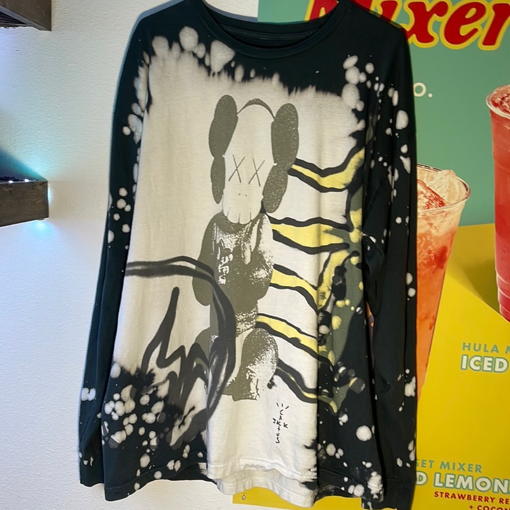 XL Long Sleeve Travis Scott cactus jack/Kaws shirt